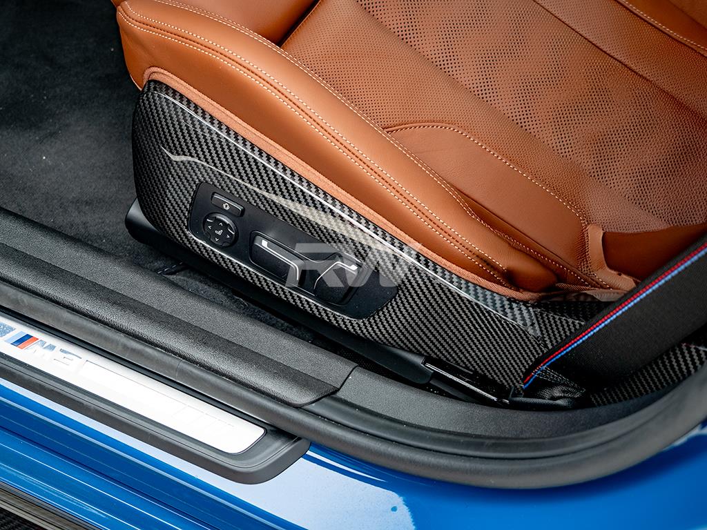 RW Carbon 2021-2026 BMW G8X M3 M4 Carbon Fiber Side Seat Trims