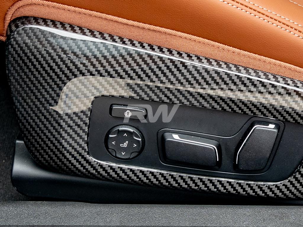 RW Carbon 2021-2026 BMW G8X M3 M4 Carbon Fiber Side Seat Trims - Image 3