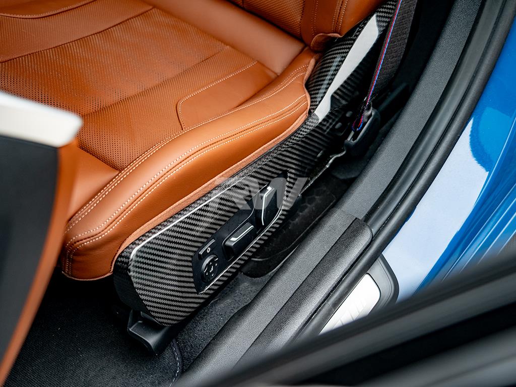 RW Carbon 2021-2026 BMW G8X M3 M4 Carbon Fiber Side Seat Trims - Image 6