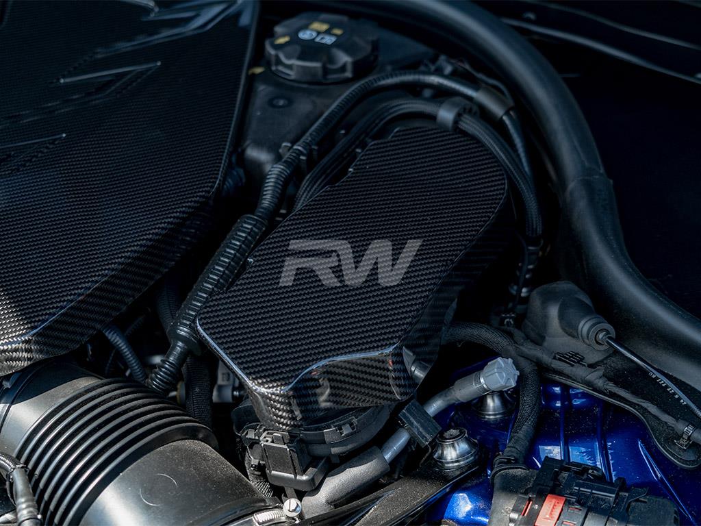 RW Carbon 2025-2026 BMW G90 G99 M5 Carbon Engine Cover Trim Kit - Image 5
