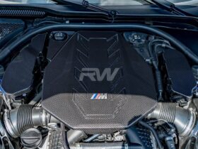 RW Carbon G90 G99 M5 Carbon Engine Cover Trim Kit for BMW M5 - Image 2