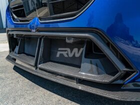 RW Carbon G90/G99 M5 Carbon Fiber Front Bumper Trim for BMW M5 - Image 2