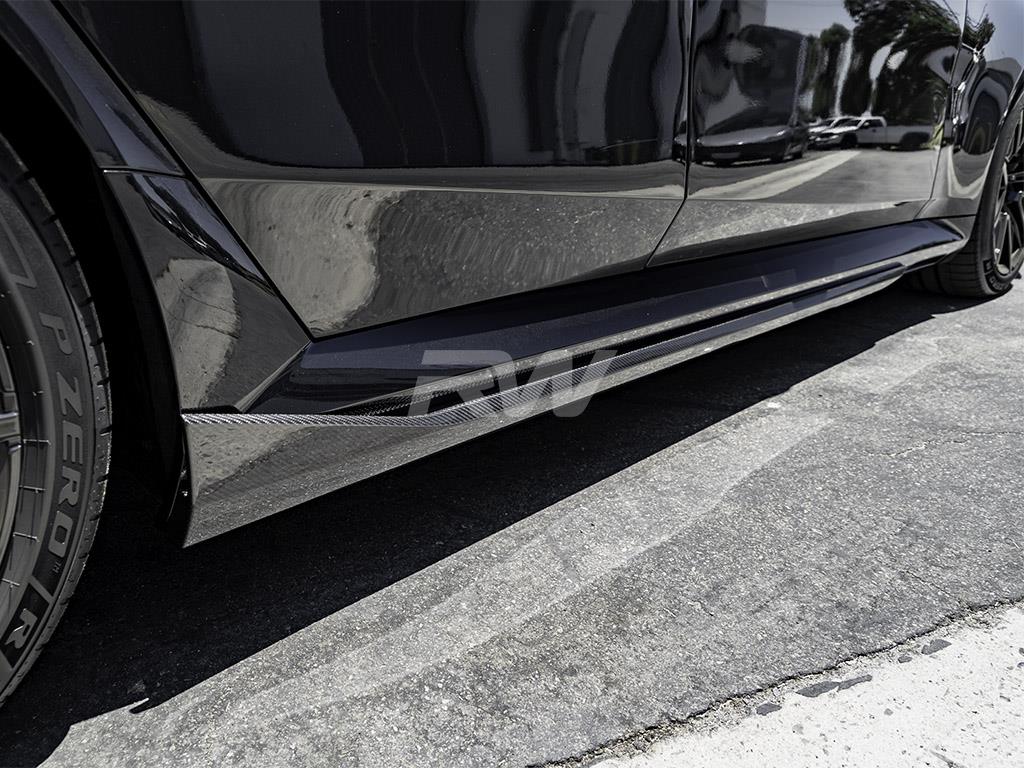 RW Carbon 2025-2026 BMW G90/G99 M5 Performance Style Carbon Fiber Side Skirts