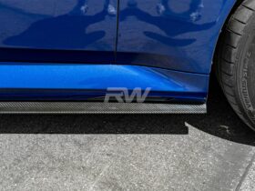 RW Carbon G90/G99 M5 RWS Carbon Fiber Side Skirt Extensions for BMW M5 - Image 3
