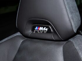 RW Carbon M Carbon Fiber Seat Emblem Cover for BMW M5 - Image 2