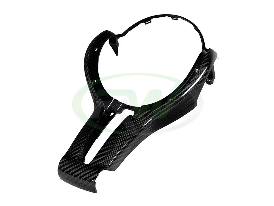 RW Carbon 2012-2020 BMW M Carbon Fiber Steering Wheel Outer Trim - Image 4