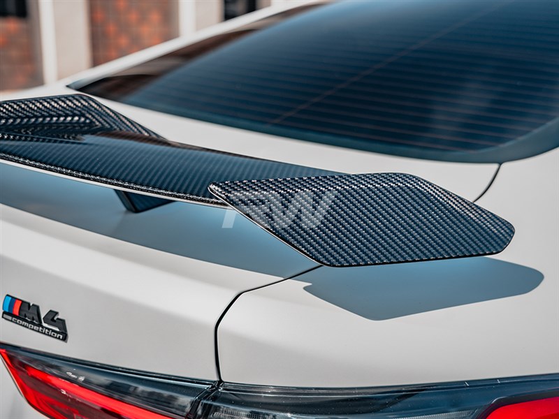 RW Carbon 2012-2026 BMW M Style Carbon Fiber Rear Wing - Image 3