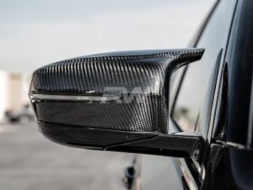 RW Carbon M5 M8 M850i Carbon Fiber Mirror Caps for BMW M5 - Image 2