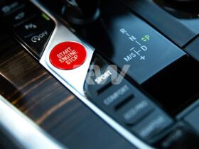 RW Carbon 2019-2026 BMW Red Start Stop Button