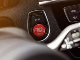 RW Carbon 2015-2020 BMW Red Start Stop Button