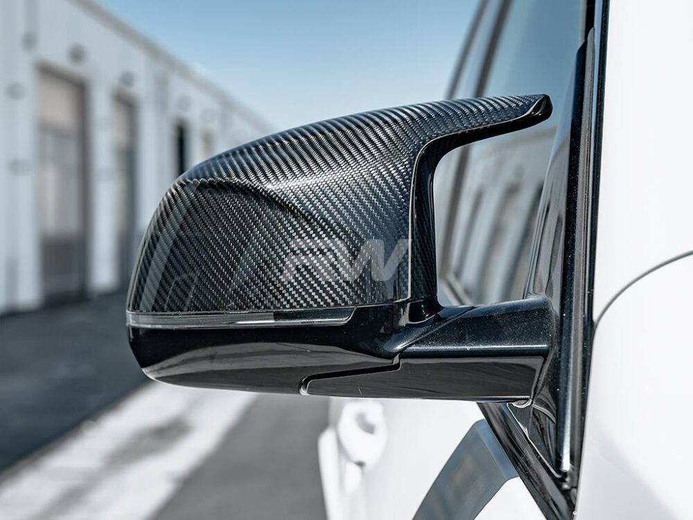 RW Carbon 2020-2025 BMW X3M X4M X5M X6M X3 X4 X5 X6 X7 Carbon Fiber Mirror Caps - Image 11