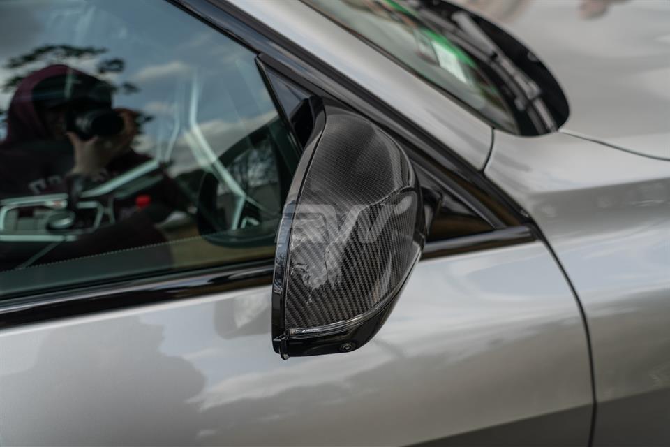 RW Carbon 2020-2025 BMW X3M X4M X5M X6M X3 X4 X5 X6 X7 Carbon Fiber Mirror Caps - Image 17
