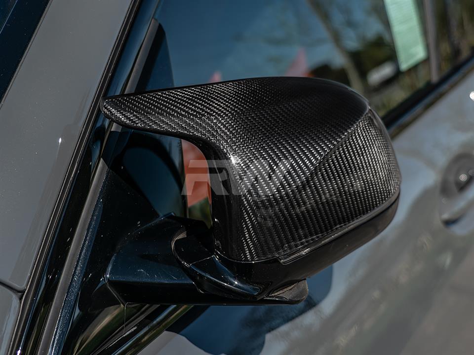 RW Carbon 2020-2025 BMW X3M X4M X5M X6M X3 X4 X5 X6 X7 Carbon Fiber Mirror Caps - Image 19