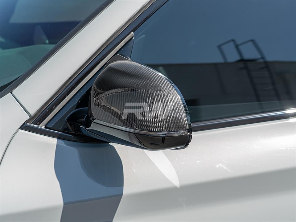 RW Carbon 2020-2025 BMW X3M X4M X5M X6M X3 X4 X5 X6 X7 Carbon Fiber Mirror Caps - Image 8