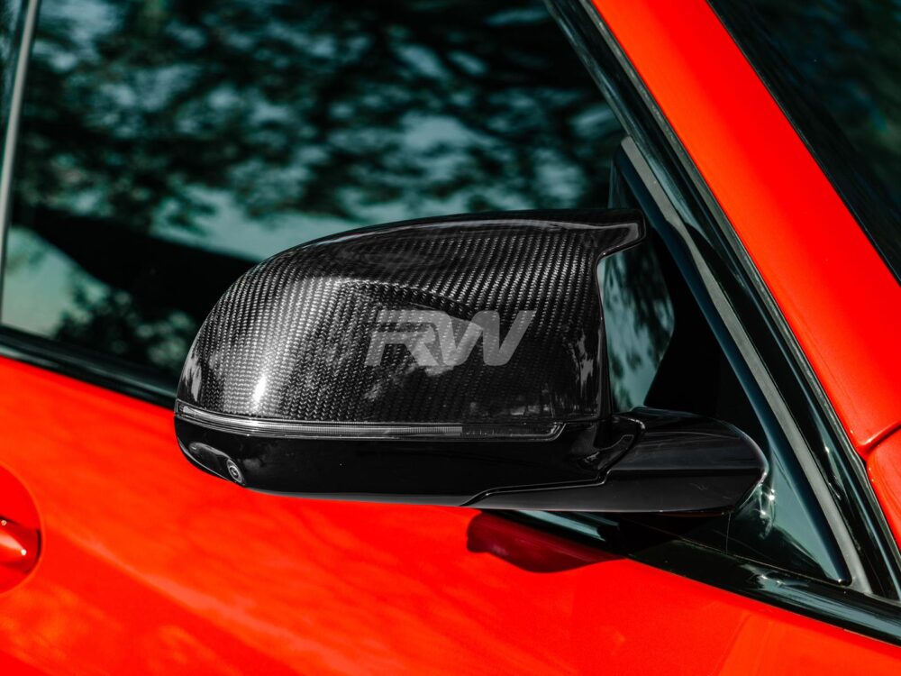 RW Carbon 2020-2025 BMW X3M X4M X5M X6M X3 X4 X5 X6 X7 Carbon Fiber Mirror Caps
