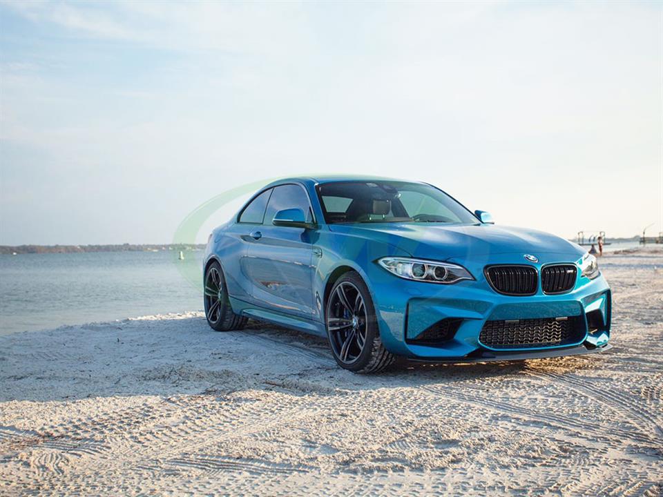 RW Carbon 2016-2021 BMW F87 M2 GTS Style Carbon Fiber Front Lip - Image 11