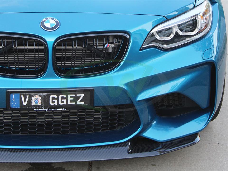 RW Carbon 2016-2021 BMW F87 M2 GTS Style Carbon Fiber Front Lip - Image 10