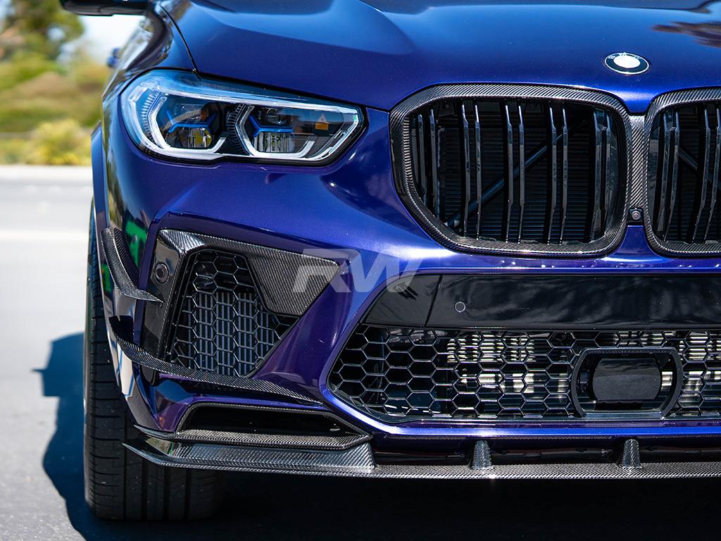 RW Carbon 2019-2021 RW Carbon BMW F87 M2 Competition Carbon Fiber Canards - Image 4
