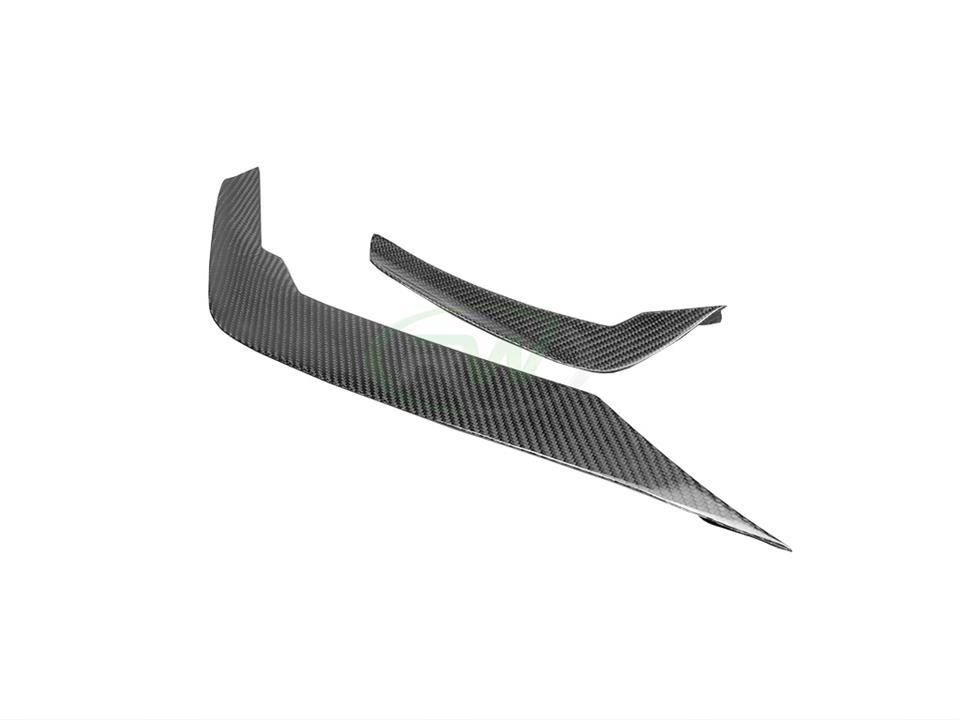 RW Carbon 2019-2021 RW Carbon BMW F87 M2 Competition Carbon Fiber Canards - Image 8