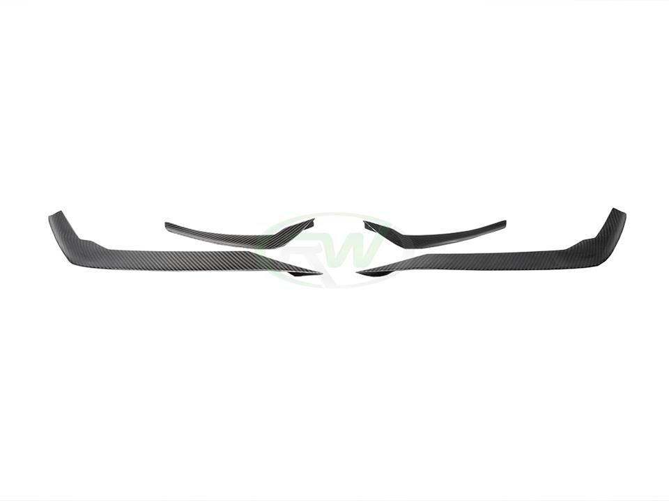 RW Carbon 2019-2021 RW Carbon BMW F87 M2 Competition Carbon Fiber Canards - Image 7