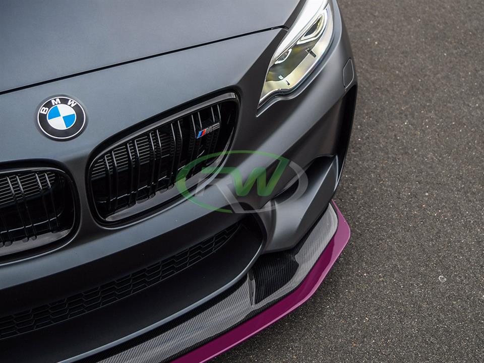 RW Carbon 2016-2021 BMW F87 M2 GTS Style Carbon Fiber Front Lip - Image 14