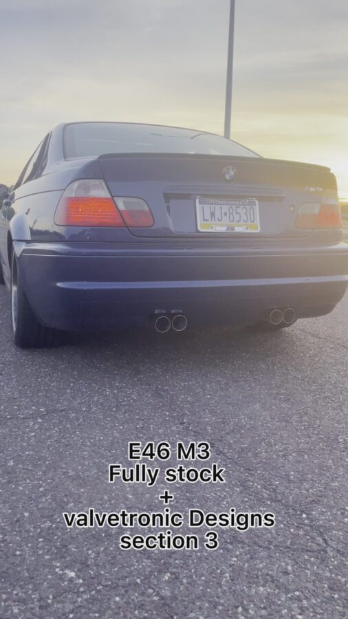 Valvetronic Designs 2001-2006 BMW E46 M3 Valved Sport Exhaust - Image 11
