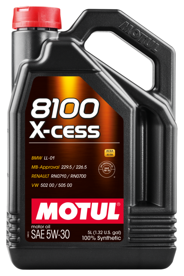 Motul Synthetic Engine Oil 8100 5W30 X-CESS 5L (Case of 4) - Image 2