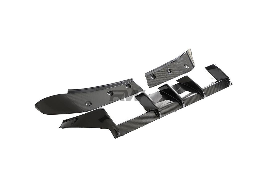 RW Carbon 2023-2026 BMW G87 M2 RWS Carbon Fiber 3 Piece Rear Diffuser - Image 3
