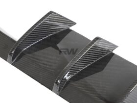 RW Carbon G87 M2 RWS Carbon Fiber 3 Piece Rear Diffuser for BMW M2 - Image 2