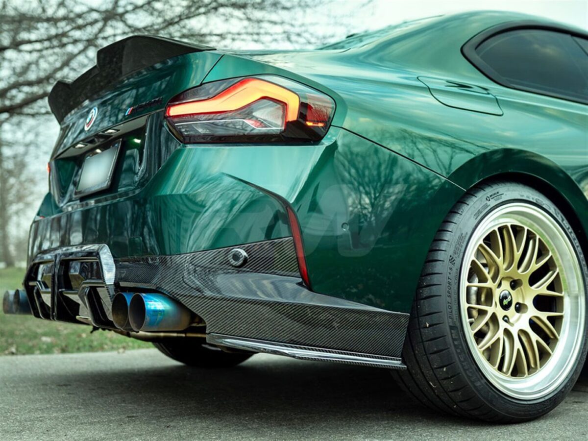 RW Carbon 2021-2026 BMW G42 2-Series DTM Carbon Fiber Diffuser - Image 3