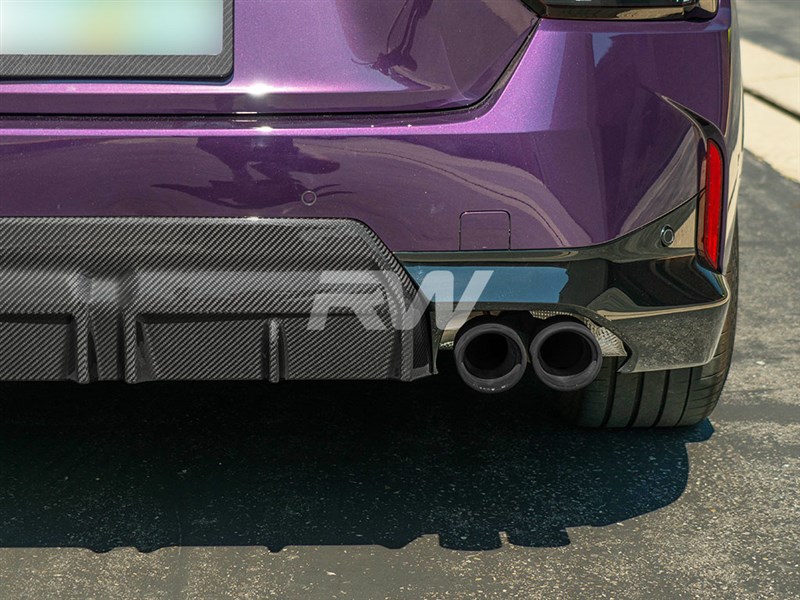 RW Carbon 2021-2026 BMW G42 2-Series Carbon Fiber Diffuser - Image 4