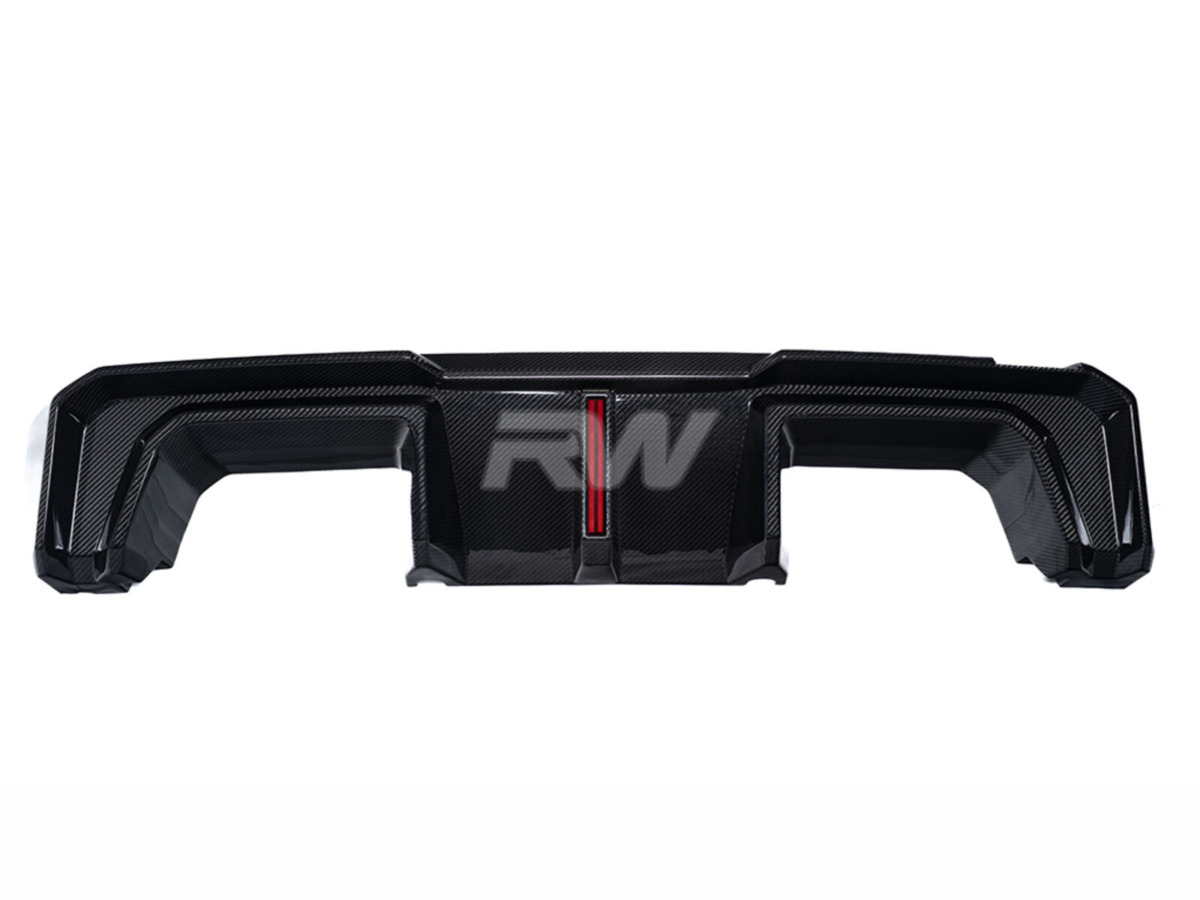 RW Carbon G8X M3/M4 F1 Style Carbon Fiber Diffuser for BMW M3 - Image 2