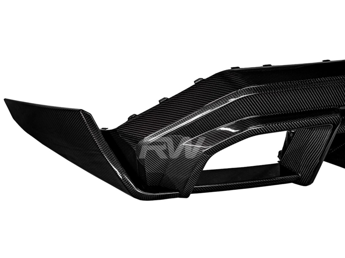 RW Carbon 2025-2026 BMW G90 M5 SQ Carbon Fiber V2 Rear Diffuser - Image 5