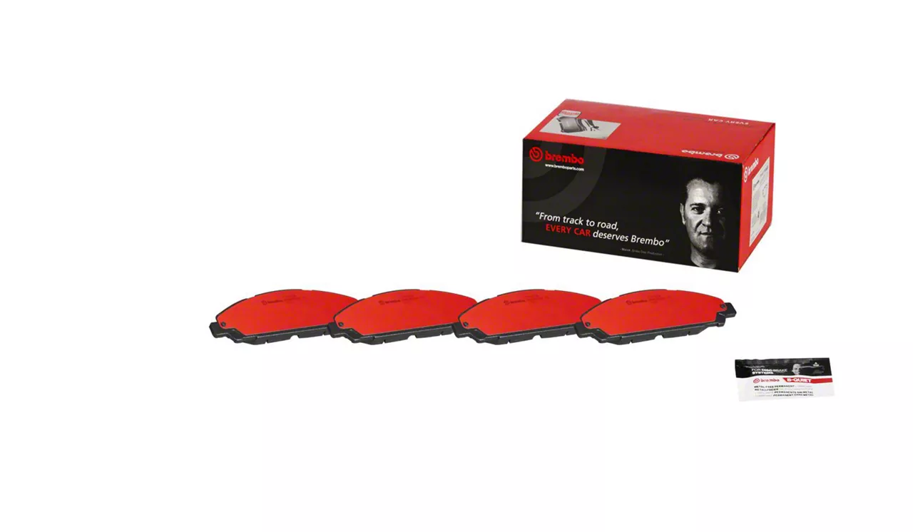 Brembo Mustang EcoBoost/V6 NAO Ceramic Front Brake Pads (2015-2023)