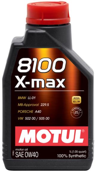 Motul 8100 0W40 X-MAX - A40 5L (Case of 4) - Image 2