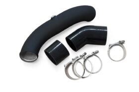 CV Fabrication CVF Mustang EcoBoost Aluminum Intercooler Charge Pipe Kit with TiAL Flange for Mustang EcoBoost - Image 3
