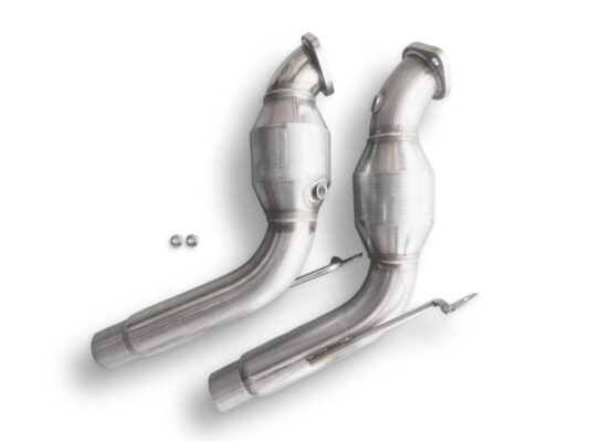 CVF 2020-2024 Ford Explorer ST 3.0L Stainless Steel Race Downpipes