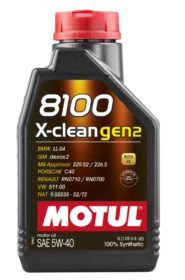 Motul 8100 X-CLEAN Gen 2 5W40 1L (Case of 12) - Image 3