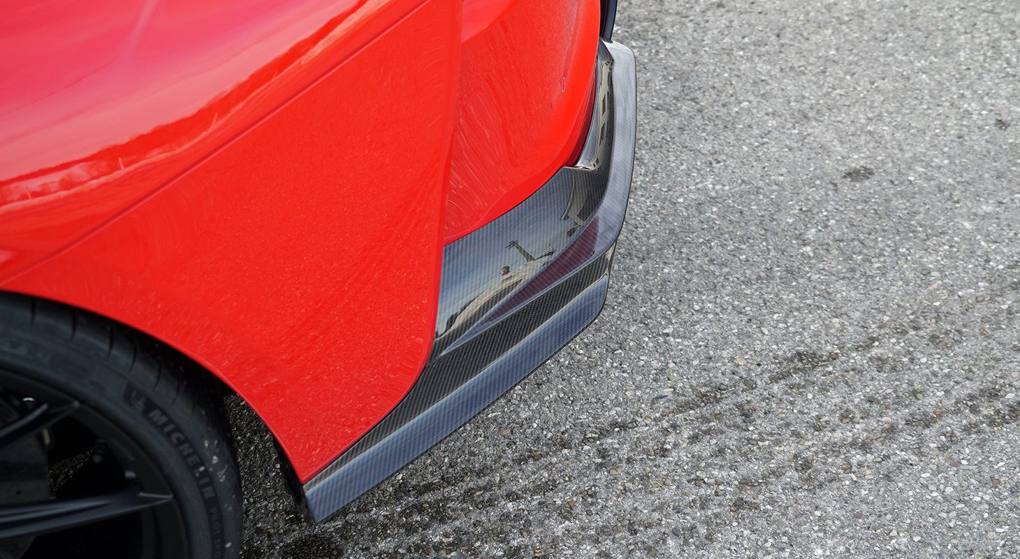 NOVITEC Rear Bumper Attachments installed