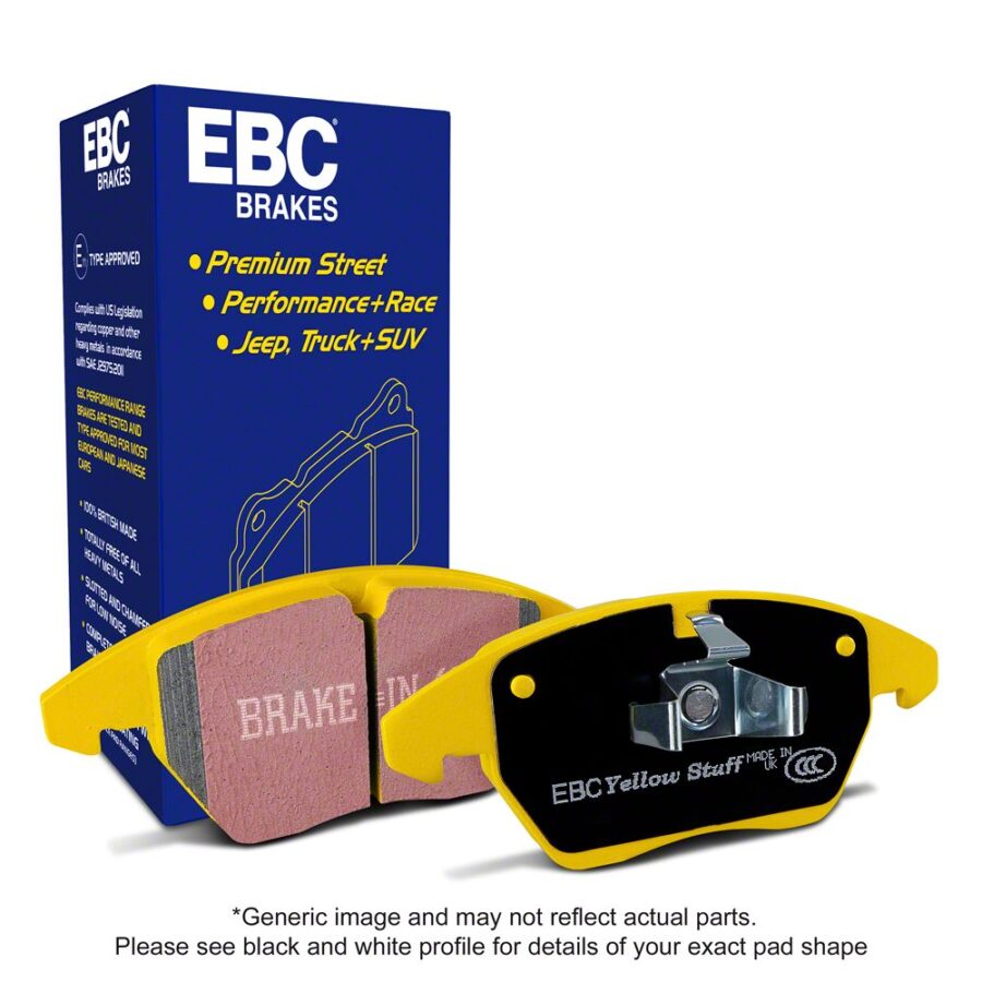 EBC Mustang GT/EcoBoost PP Yellowstuff Front Brake Pads (2015-2023)