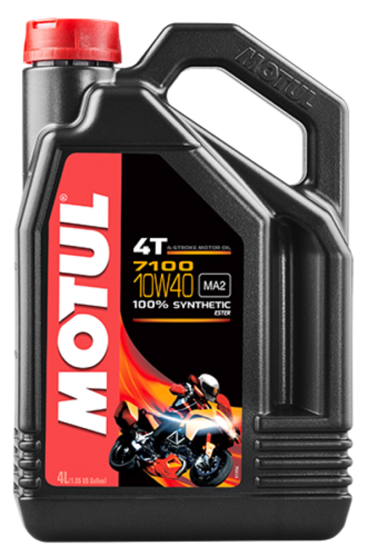 Motul 7100 4-Stroke Engine Oil 10W40 4T 4L (Case of 4)