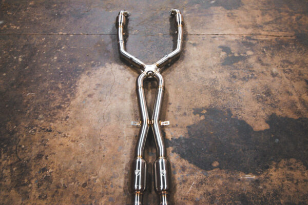 Valvetronic 2008-2011 BMW E90 M3 E90 V2 Midpipe Free Flow Quad Resonated