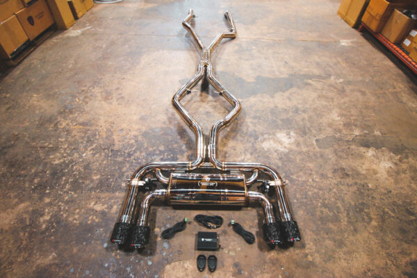 Valvetronic 2015 - 2018 BMW X5M F85 Carbon Fiber Valved Sport Exhaust System