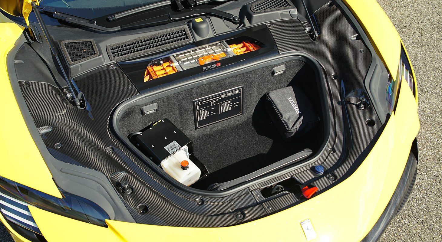 NOVITEC Ferrari SF90 Carbon Front-Inner Trunk Covers