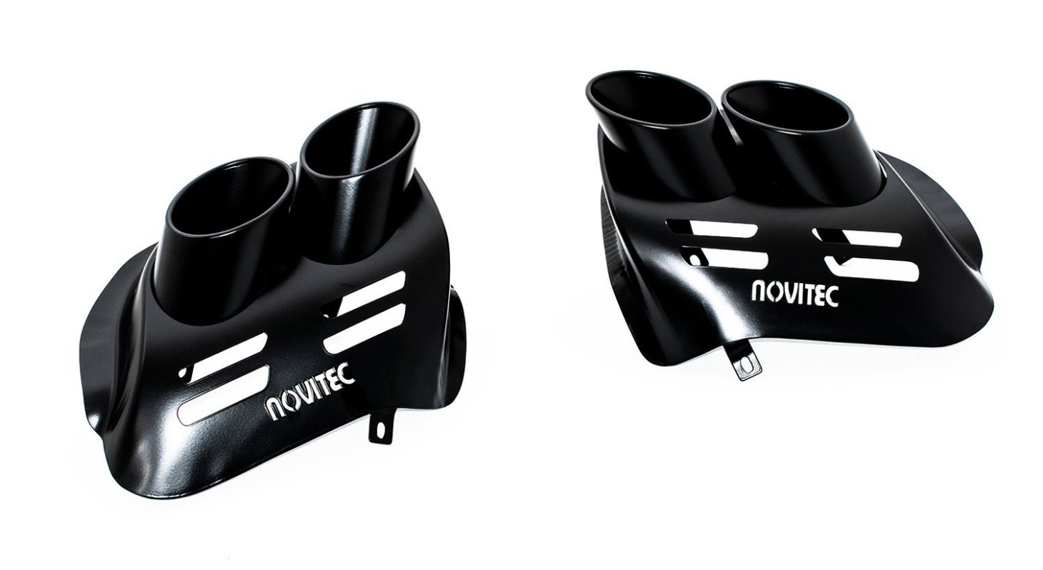 NOVITEC Black Tailpipes for Ferrari Purosangue