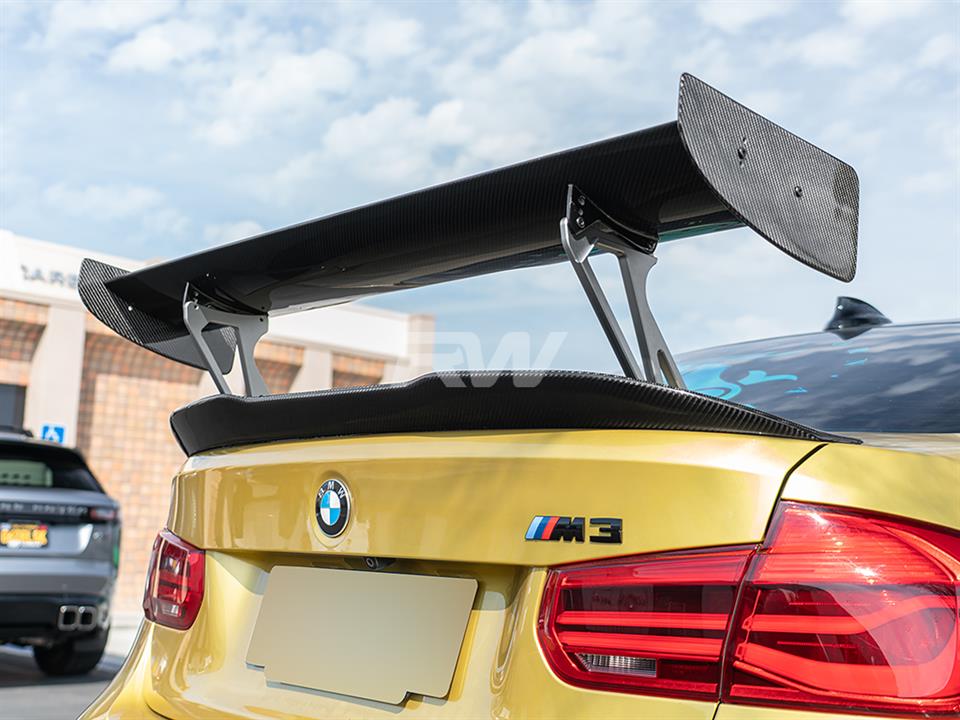 RW Carbon 2012-2020 BMW M2 M3 M4 GTS Style Carbon Fiber Wing