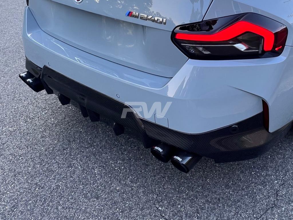 RW Carbon 2021-2026 BMW G42 2-Series DTM Carbon Fiber Diffuser - Image 5