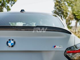 RW Carbon G87 M2 G42 RWS Dry Carbon Fiber Trunk Spoiler for BMW M2 - Image 10