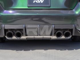 RW Carbon G87 M2 Performance Style Carbon Fiber Diffuser for BMW M2 - Image 6