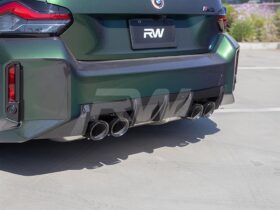 RW Carbon G87 M2 Performance Style Carbon Fiber Diffuser for BMW M2 - Image 4